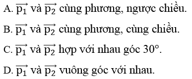  27 câu trắc nghiệm Động lượng - Định luật bảo toàn động lượng cực hay có đáp án (phần 2) 