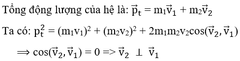  27 câu trắc nghiệm Động lượng - Định luật bảo toàn động lượng cực hay có đáp án (phần 2) 