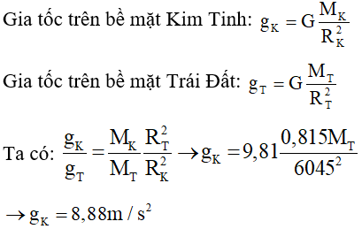  13 câu trắc nghiệm Lực hấp dẫn - Định luật vạn vật hấp dẫn cực hay có đáp án 