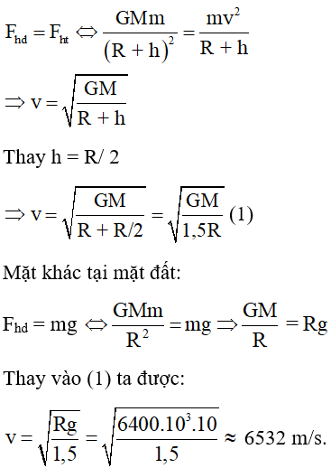  22 câu trắc nghiệm Lực hướng tâm cực hay có đáp án (phần 1) 