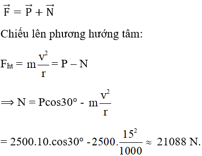  22 câu trắc nghiệm Lực hướng tâm cực hay có đáp án (phần 1) 