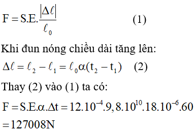  25 câu trắc nghiệm Sự nở vì nhiệt của vật rắn cực hay có đáp án (phần 2) 