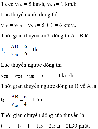 20 câu trắc nghiệm Tính tương đối của chuyển động - Công thức cộng vận tốc cực hay có đáp án (phần 2)