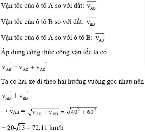 20 câu trắc nghiệm Tính tương đối của chuyển động - Công thức cộng vận tốc cực hay có đáp án (phần 2)