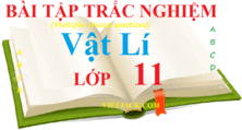 Bài tập trắc nghiệm Vật Lí 11 | Câu hỏi trắc nghiệm Vật Lí 11