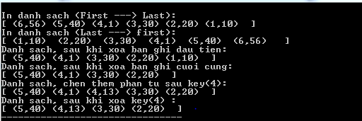 Danh sách liên kết đôi (Doubly Linked List) trong C