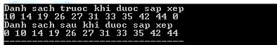 Sắp xếp trộn (Merge Sort) trong C