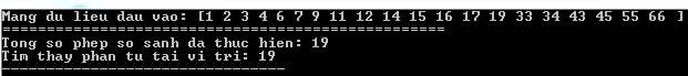 Tìm kiếm tuyến tính (Linear Search) trong C