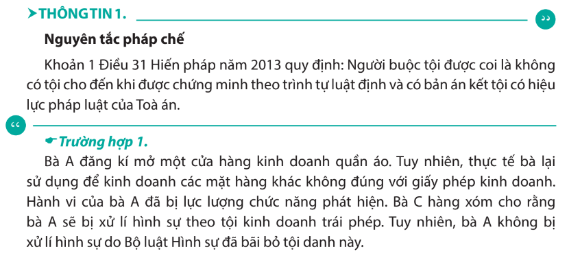 Nguyên tắc pháp chế là gì? Nguyên tắc này được thể hiện trong Bộ luật Hình sự