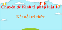 Chuyên đề Kinh tế Pháp luật 10 | Giải Chuyên đề Kinh tế Pháp luật 10 | Giải bài tập Chuyên đề Kinh tế Pháp luật 10 | Chuyên đề học tập Kinh tế Pháp luật 10 Kết nối tri thức, Cánh diều, Chân trời sáng tạo