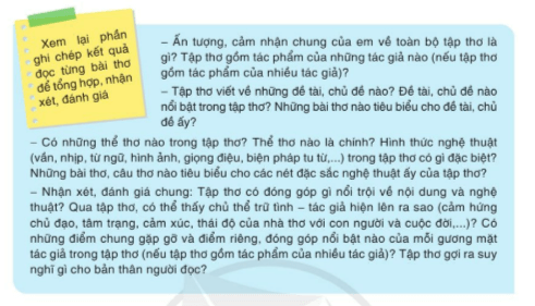 Soạn bài Phương pháp đọc một tập thơ, tập truyện ngắn hoặc một tiểu thuyết | Chuyên đề Văn 10 Cánh diều