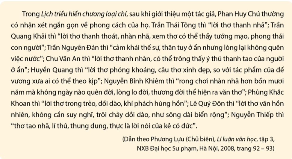 Soạn bài Sự nghiệp văn chương và phong cách nghệ thuật của tác giả văn học | Chuyên đề Văn 11 Cánh diều