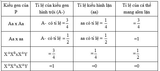 Cách giải bài tập xác suất trong di truyền người – di truyền tư vấn