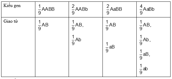 Cách giải bài tập xác suất trong quy luật di truyền – di truyền tương tác gen và gen đa hiệu