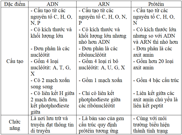 Chuyên đề Sinh học lớp 9