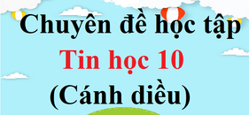 Chuyên đề học tập Tin học 10 Cánh diều | Chuyên đề Tin học 10 Cánh diều | Giải bài tập Chuyên đề Tin học 10 hay, ngắn gọn