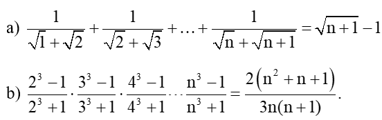 Chứng minh rằng với mọi n thuộc N sao ta có (ảnh 1)