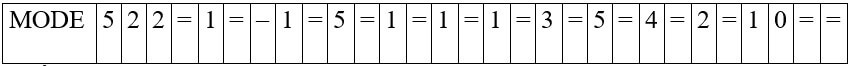 Sử dụng máy tính cầm tay tìm nghiệm của các hệ phương trình trong Ví dụ 3