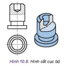 Lý thuyết Công nghệ 10 Kết nối tri thức Bài 10: Hình cắt và mặt cắt | Thiết kế và công nghệ 10