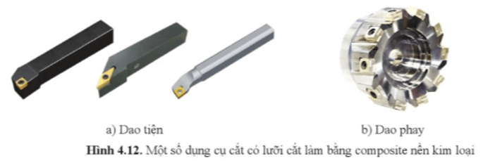 Vì sao vật liệu composite nền kim loại được sử dụng làm mảnh lỡi cắt của dao tiện