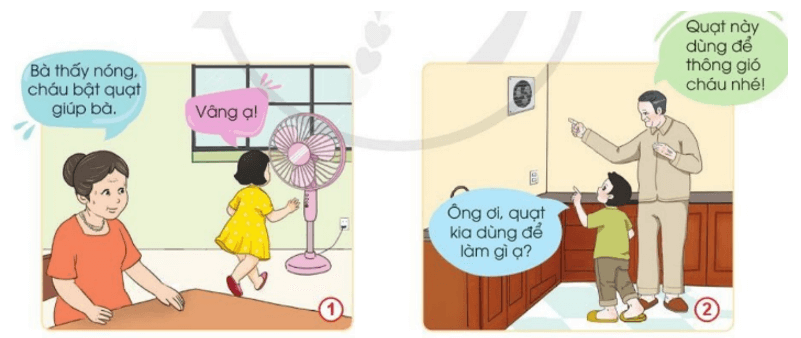 Công nghệ lớp 3 Bài 3: Sử dụng quạt điện trang 15, 16, 17, 18, 19, 20 (ảnh 1)