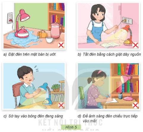 Công nghệ lớp 3 Bài 2: Sử dụng đèn học trang 10, 11, 12, 13