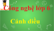 Công nghệ lớp 6 - Giải bài tập Công nghệ 6 - Cánh diều