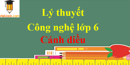 Lý thuyết Công nghệ lớp 6 - Cánh diều