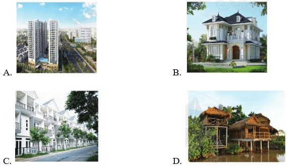 Trắc nghiệm Công nghệ 6 Cánh diều Ôn tập Chủ đề Nhà ở (có đáp án)