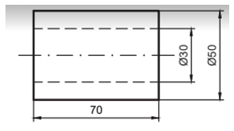 Hãy vẽ lại Hình 1.6 với tỉ lệ 1:1 trên giấy A4