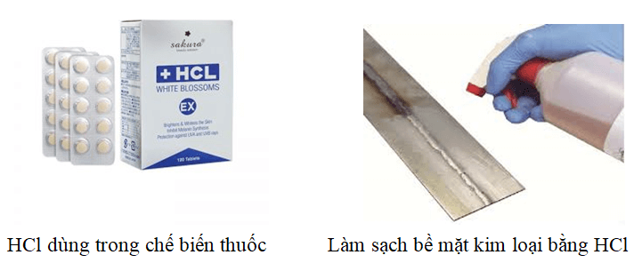 Axit clohiđric có ứng dụng gì trong đời sống