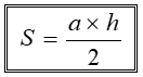 Cách tính Diện tích tam giác hay, chi tiết