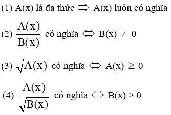 Công thức Toán lớp 9 Chương 1 Đại số chi tiết nhất