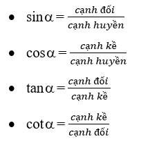 Công thức Toán lớp 9 Chương 1 Hình học chi tiết nhất