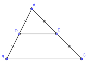 Đường trung bình của tam giác là gì ? Công thức đường trung bình của tam giác