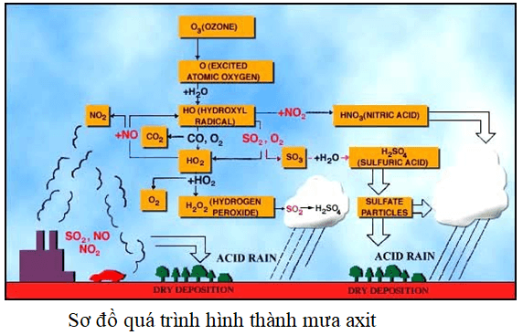 Mưa axit là gì? Mưa axit hình thành như thế nào