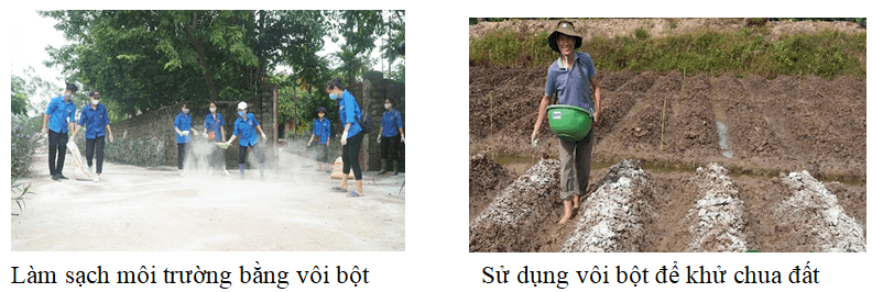 Nêu các ứng dụng của canxi oxit