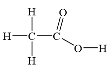Nêu cấu tạo phân tử axit axetic