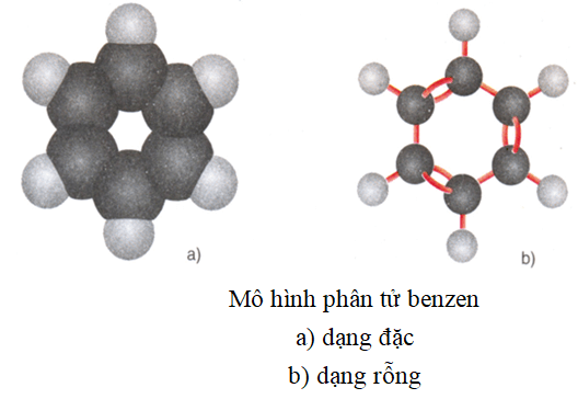 Nêu cấu tạo phân tử của benzen