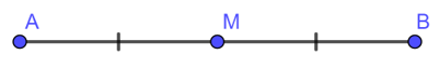 Trung điểm của đoạn thẳng là gì