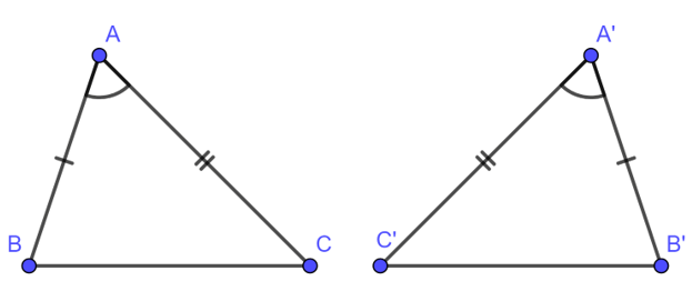 Trường hợp bằng nhau thứ hai của tam giác hay, chi tiết
