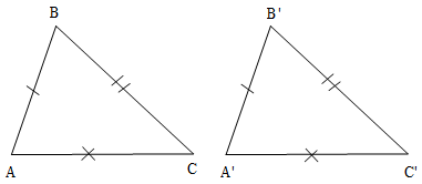 Trường hợp bằng nhau thứ nhất của tam giác cạnh cạnh cạnh lớp 7 (hay, chi tiết)