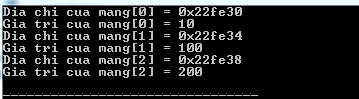 Con trỏ và mảng trong C++