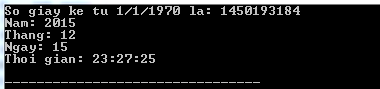 Date và Time trong C++