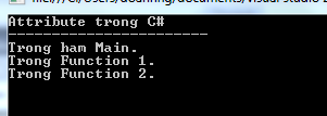 Attribute trong C#