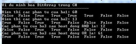 BitArray trong C#