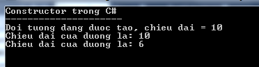Constructor trong C#