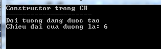 Constructor trong C#