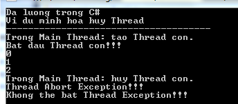 Đa luồng trong C#