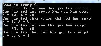 Generic trong C#